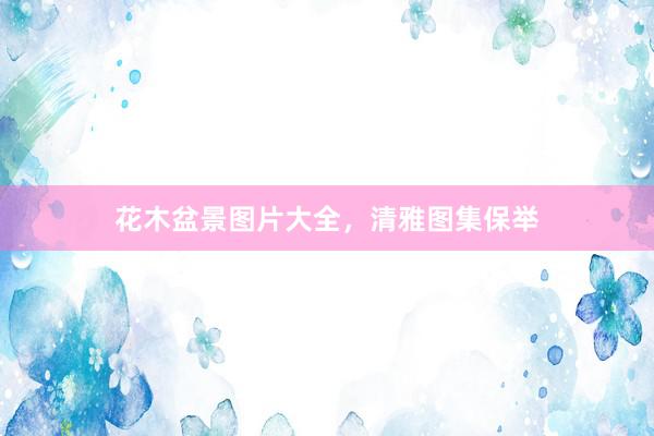 花木盆景图片大全,清雅图集保举